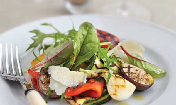 Grilled Vegetable Salad With Anchovy Dressing